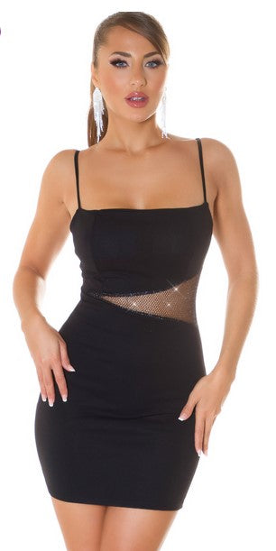 Robe Glitter Résille
