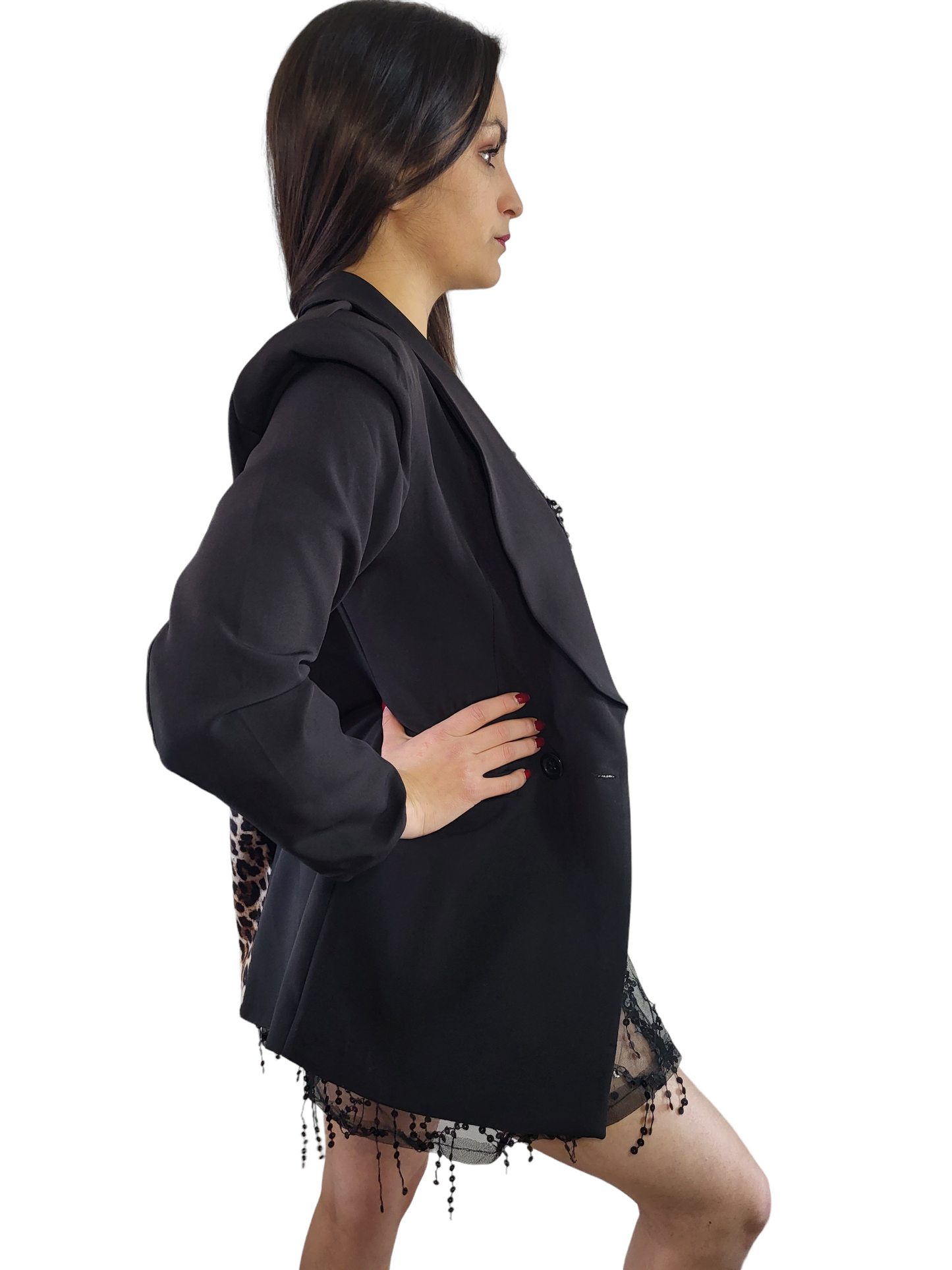 Two-tone blazer