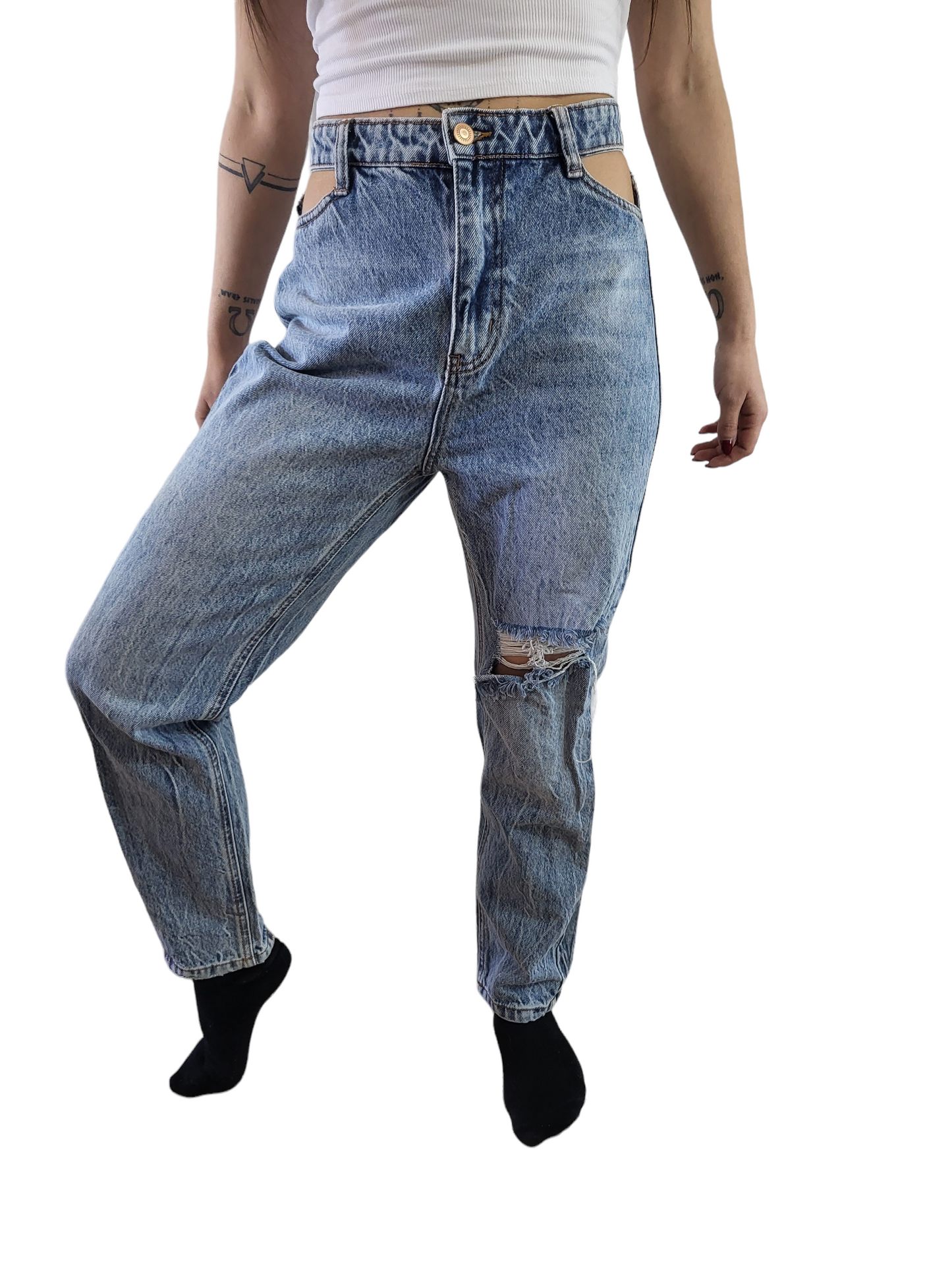 Jean Mom Hips Cut