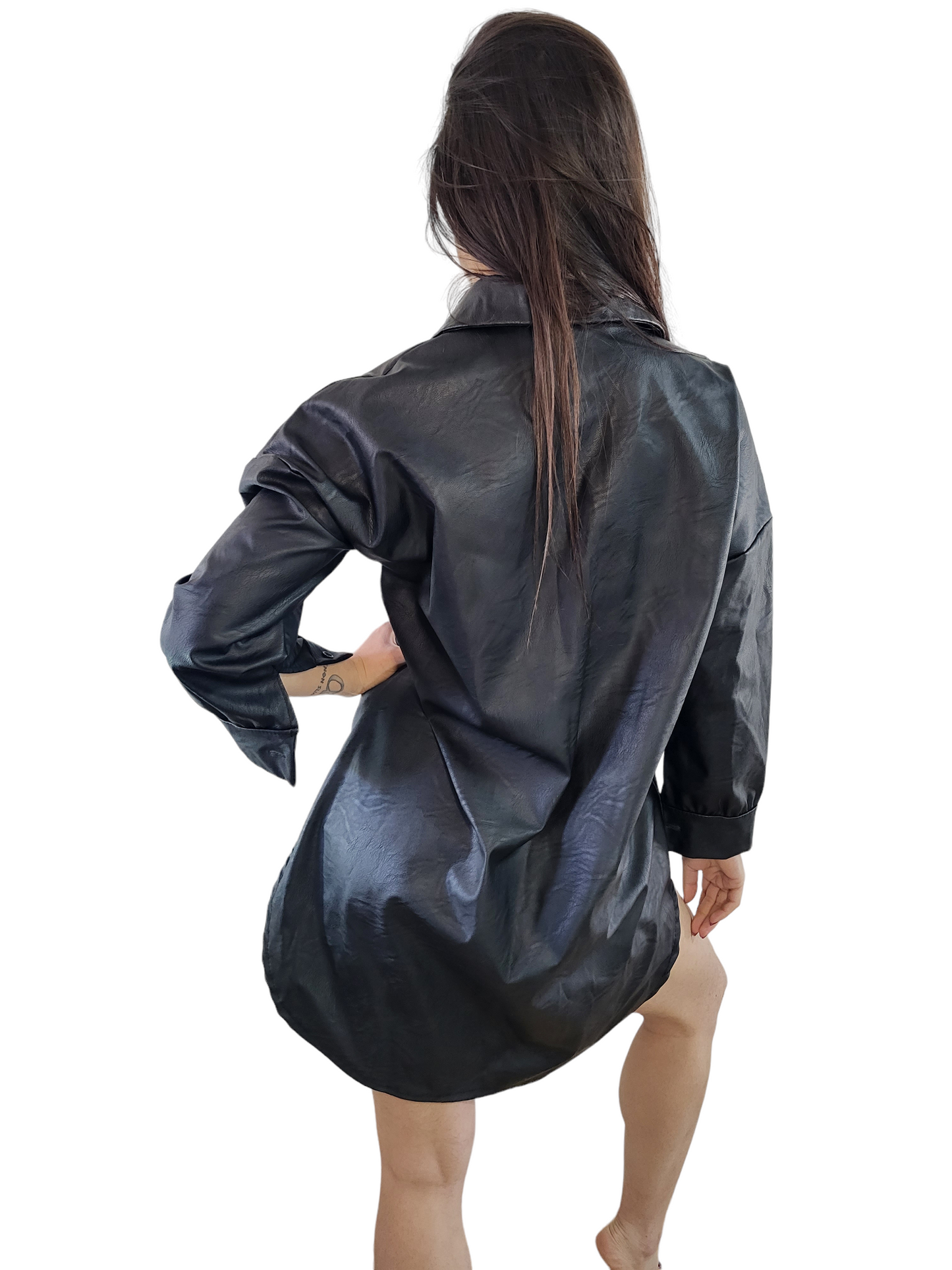 Chemise Simili-Cuir