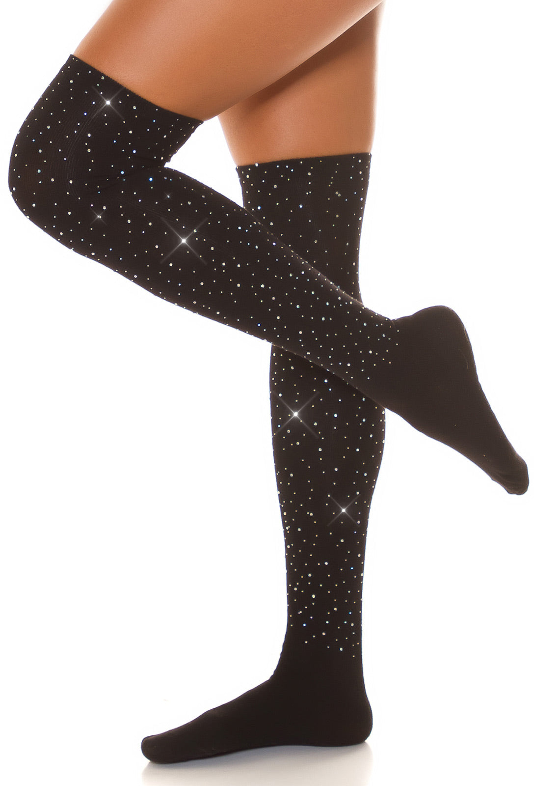High Socks Strass Chausette Haute