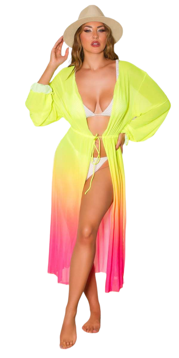 Long Tye and Dye Kimono