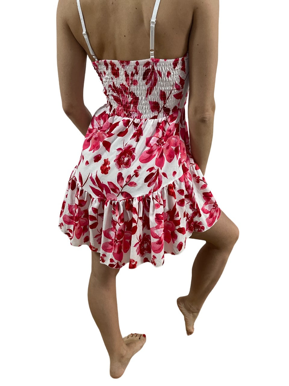 Robe Fleur à Volants