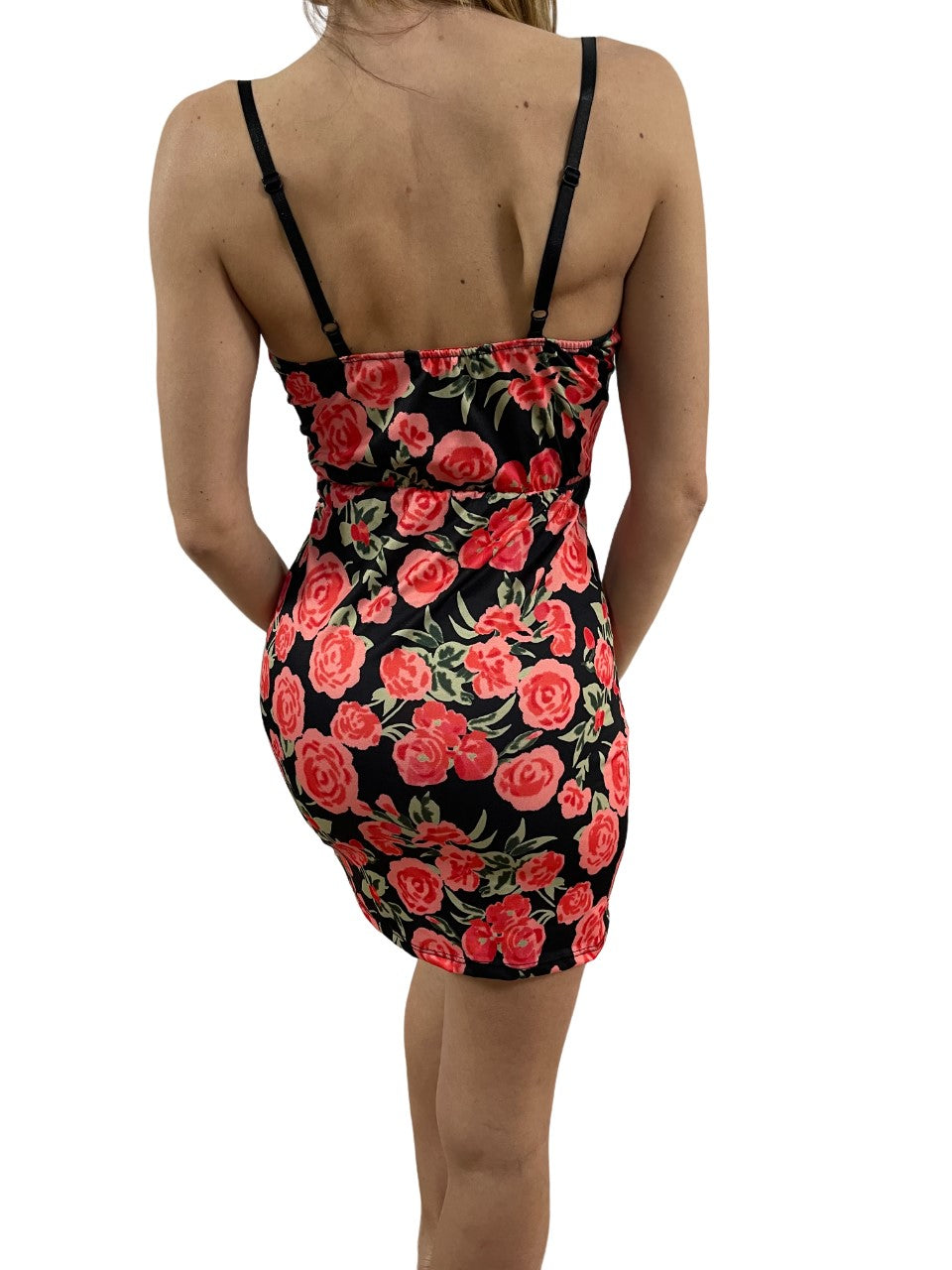 Robe Rosa à Bretelles