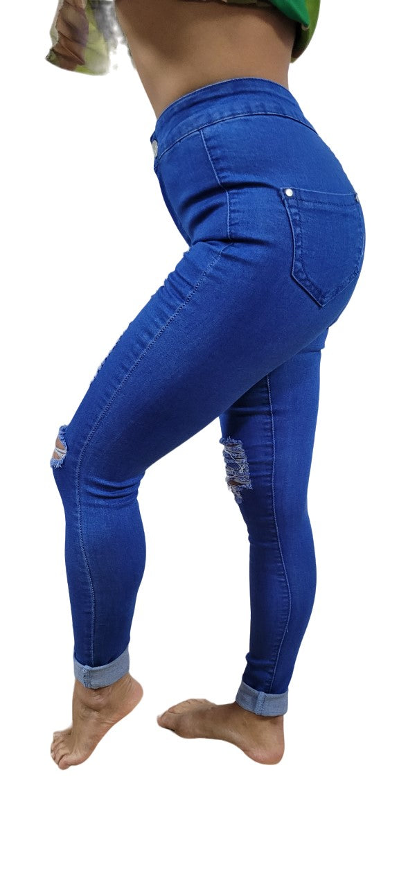 jeans with holes