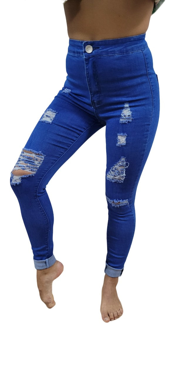 jeans with holes