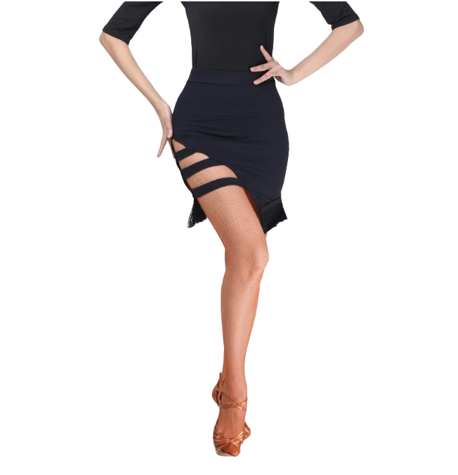 Fringed Cut Skirt