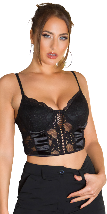 Crop Top Rock and Lace