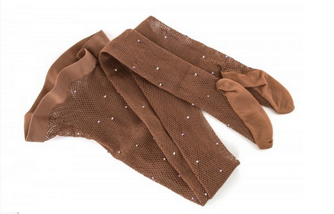 Strass tights with feet