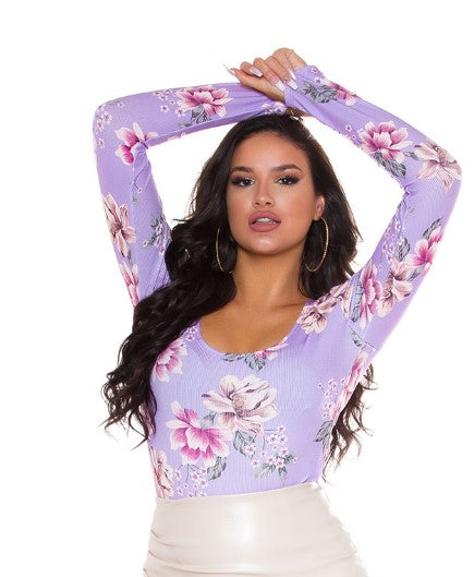 flower bodysuit