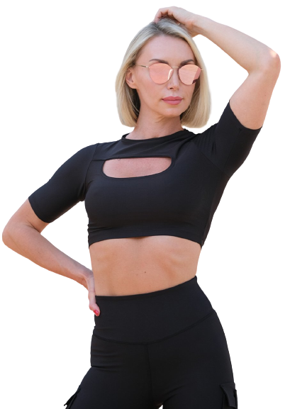 Tops Manches Courtes Décolletés- Les Basics