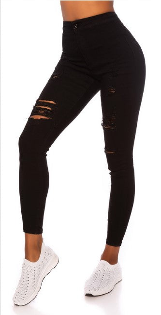 jeans with holes