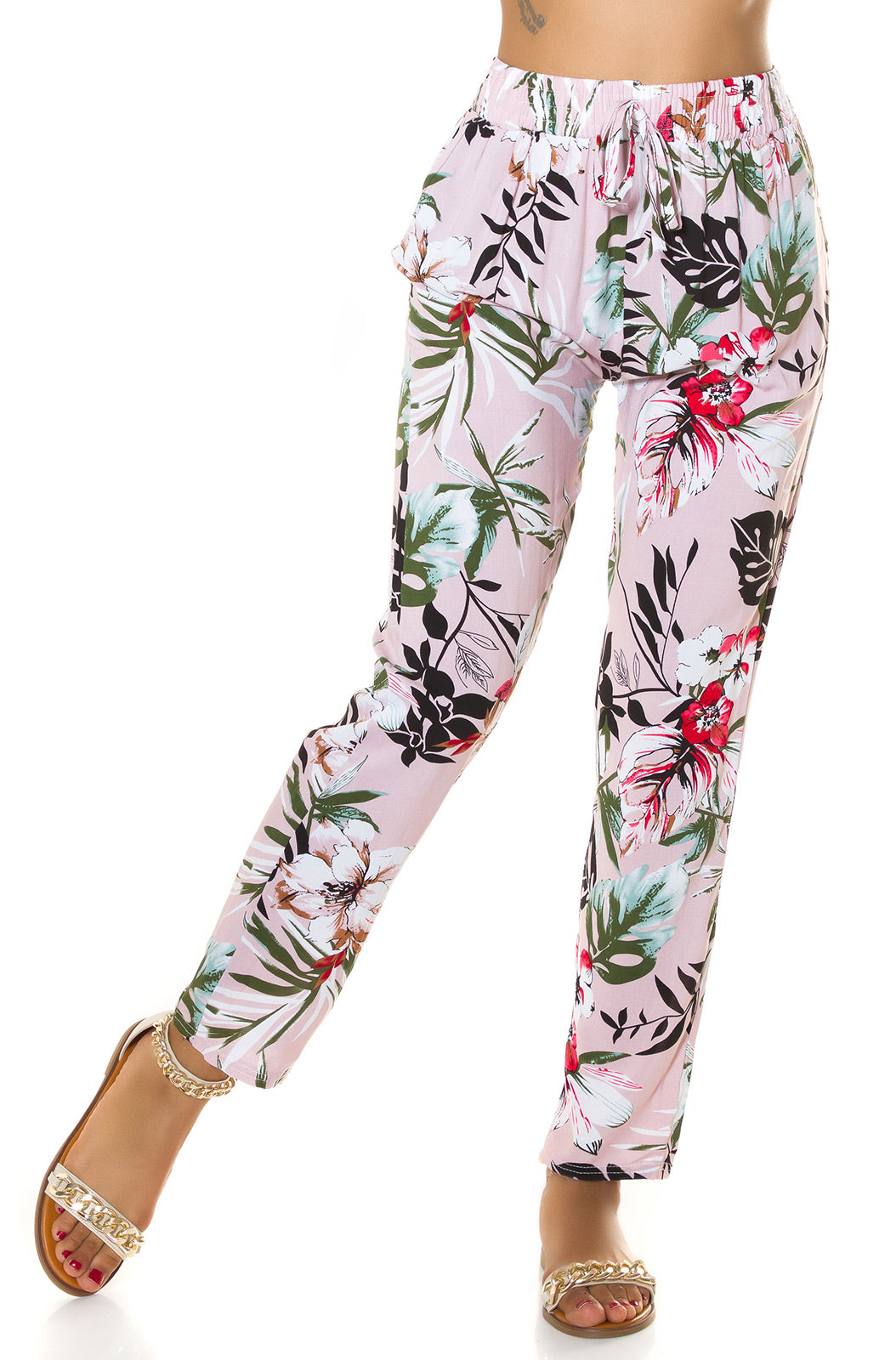 Pantalon Summer à fleurs