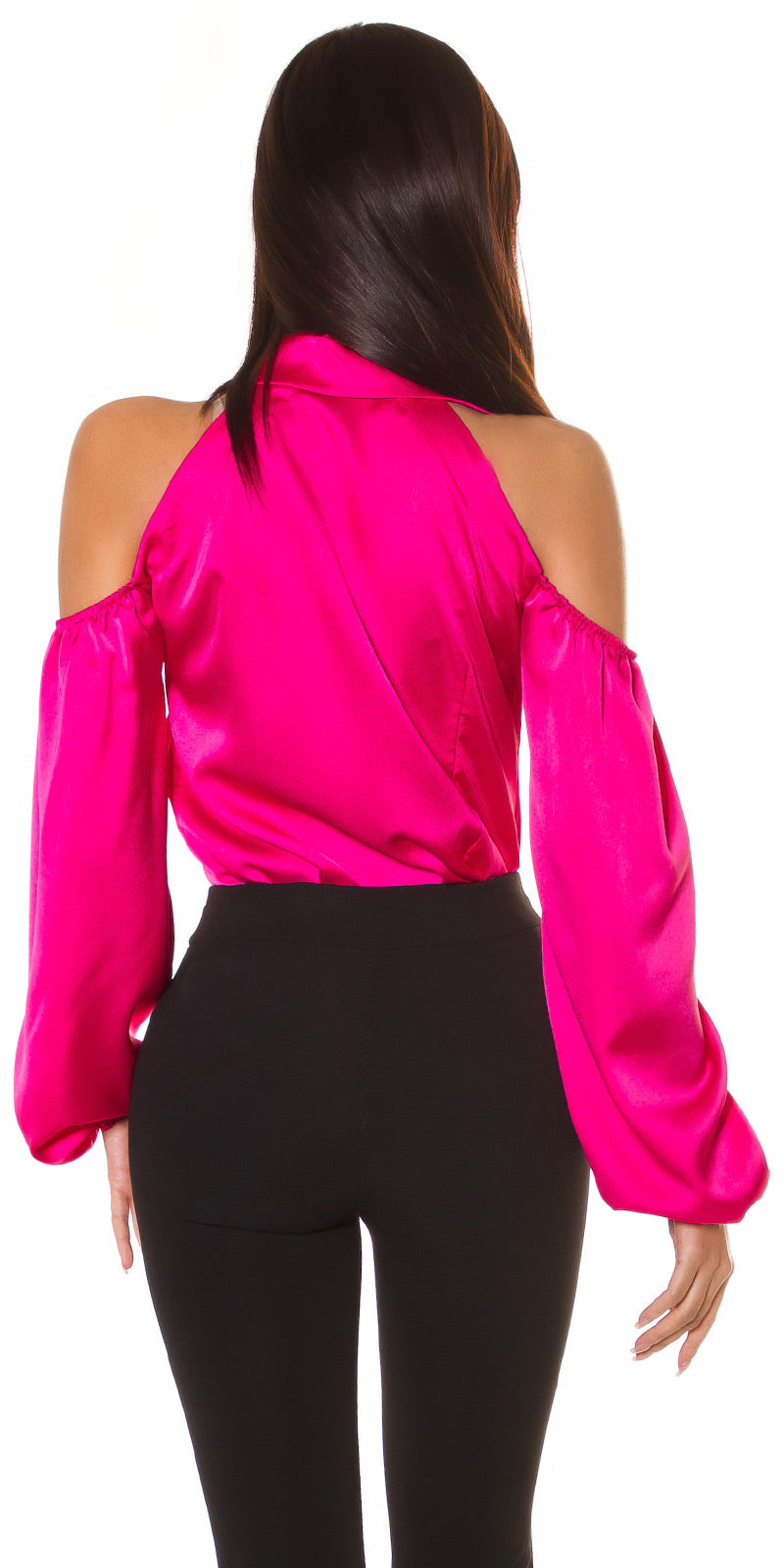Blouse Off Shoulders à boutons