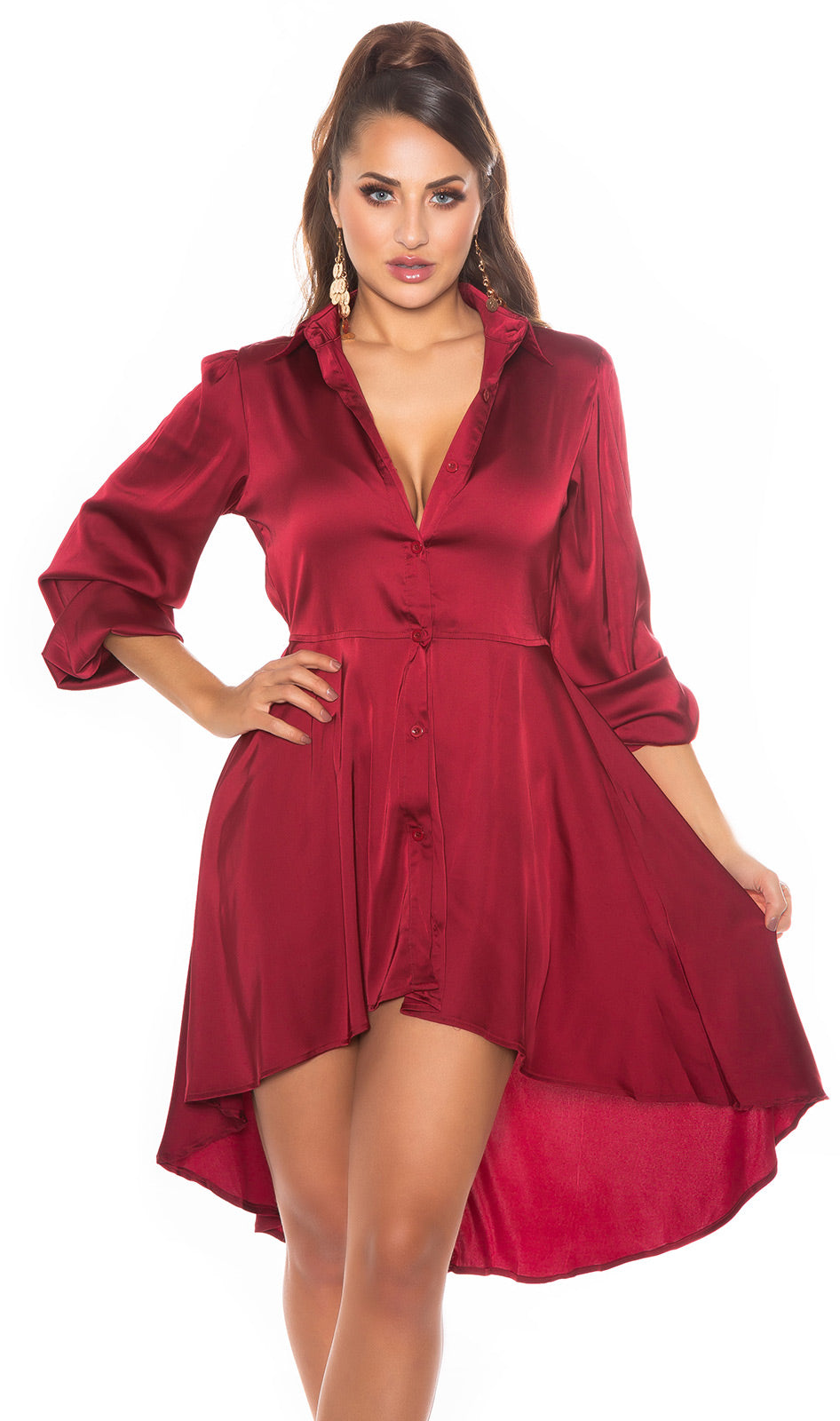 Robe Chemise Satin