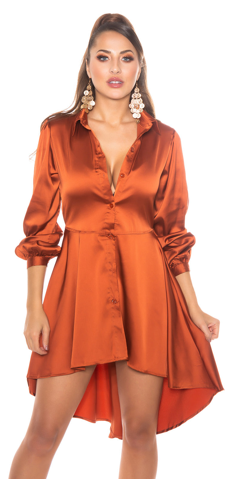 Robe Chemise Satin