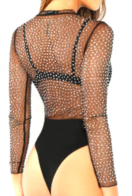 Rhinestone Bodysuit