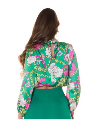 Top Satin Bijoux