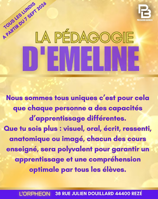 Cours réguliers Bachata STYLING & TECHNIQUE Nantes saison 26/27