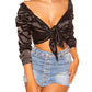 Crop Satin Lovely
