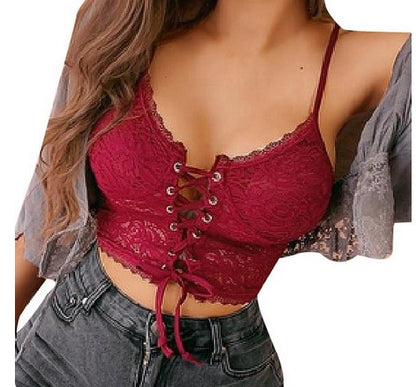 Crop Top Bustier Cross