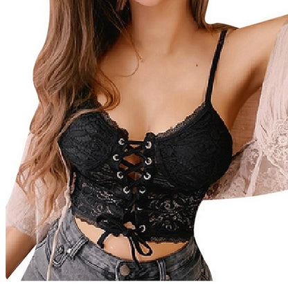 Crop Top Bustier Cross