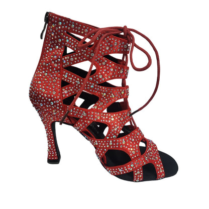 Infinity Boots Color Strass 9CM