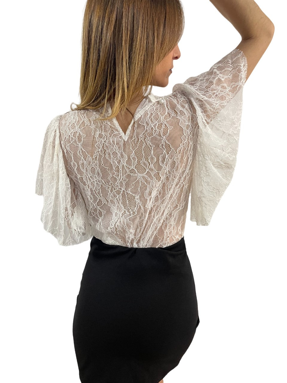 Ruffled Lace Top