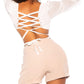 Crop Lacing