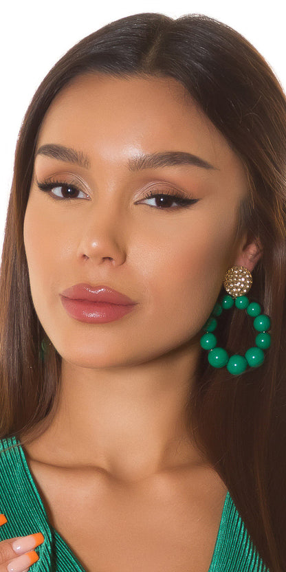 Pearl earrings