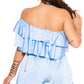 Combi-short Bustier en satin
