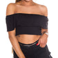 Crop off Shoulder