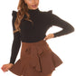 Short évasé avec ceinture à nouer