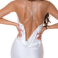 Robe Bénitier dos nu croisé