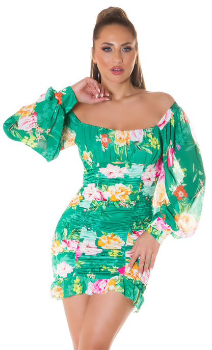 Robe Bustier Floral