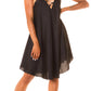 Robe Fluide Lacet Glitter