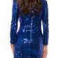 Robe Glitter Maxi Décolleté